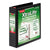 Cardinal® XtraLife ClearVue Non-Stick Slant-D Ring Binder, 3 Rings, 2" Capacity, 11 x 8.5, Black (CRD26321)