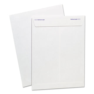 Ampad® Gold Fibre Fastrip Release and Seal Catalog Envelope, #10 1/2, Cheese Blade Flap, Self-Adhesive Closure, 9 x 12, White,100/BX (ESS73127)