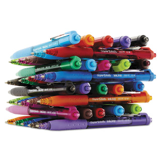 Papermate® InkJoy 300 RT Retractable Ballpoint Pen, Medium 1mm, Red Ink/Barrel, Dozen (PAP1951258)