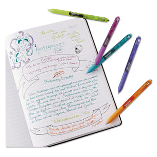 Papermate® InkJoy Retractable Gel Pen, Medium 0.7mm, Assorted Ink/Barrel, 20/Pack (PAP1951718)