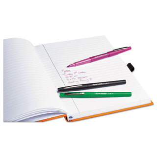 Papermate® Point Guard Flair Pen, Green Barrel, 1.0 Mm, Green Ink (PAP8440152)