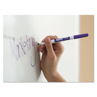 EXPO® Low-Odor Dry-Erase Marker, Fine Bullet Tip, Blue, Dozen (SAN86003)
