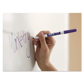 EXPO® Low-Odor Dry-Erase Marker, Fine Bullet Tip, Red, Dozen (SAN86002A)