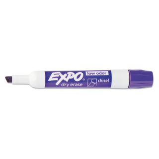 EXPO® Low-Odor Dry-Erase Marker, Broad Chisel Tip, Assorted Colors, 8/Set (SAN80078)