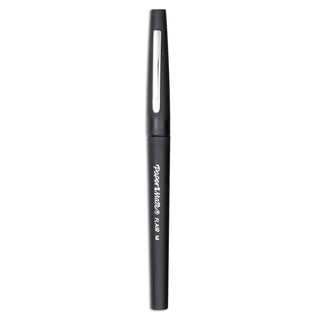 Papermate® Point Guard Flair Stick Porous Point Pen, Bold 1.4mm, Black Ink/Barrel, 36/Box (PAP1921070)