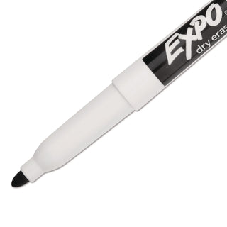 EXPO® Low-Odor Dry-Erase Marker, Fine Bullet Tip, Black, Dozen (SAN86001A)