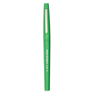 Papermate® Point Guard Flair Pen, Green Barrel, 1.0 Mm, Green Ink (PAP8440152)
