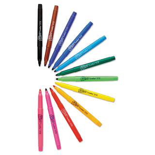 Mr. Sketch® Scented Stix Watercolor Marker Set, Fine Bullet Tip, Assorted Colors, 216/Set (SAN1905315)