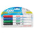 EXPO® Low-Odor Dry-Erase Marker, Extra-Fine Needle Tip, Assorted Colors, 4/Pack (SAN1871133)