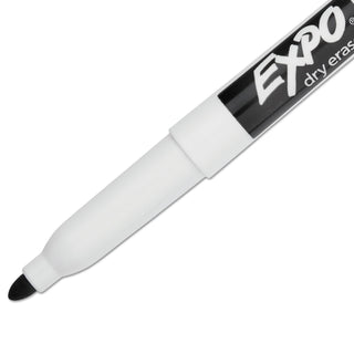 EXPO® Low-Odor Dry-Erase Marker, Fine Bullet Tip, Black, 36/Box (SAN1921062)