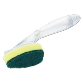 Scotch-Brite® Soap-Dispensing Dishwand, 2.5 x 9.5, Yellow/Green, 4/Carton (MMM6504)
