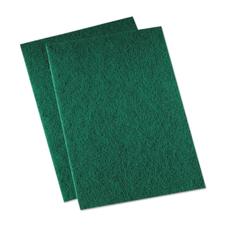 Boardwalk® Medium Duty Scour Pad, 6 x 9, Green, 20/Carton (PAD196)