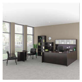 Alera® Valencia Round Conference Table w/Legs, 29 1/2h x 42 dia., Espresso (ALEVA7142ES)