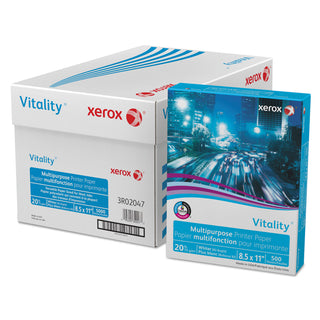 Xerox® Copy Paper, 20 lb., 8-1/2" x 11", 92 GE/102 ISO, 10RM/CT, White (XER3R02047)
