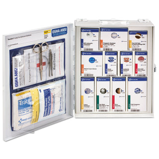 First Aid Only™ ANSI 2015 SmartCompliance General Business First Aid Station Class A, No Meds, 25 People, 94 Pieces, Metal Case (FAO90578021)