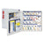 First Aid Only™ ANSI 2015 SmartCompliance General Business First Aid Station for 50 People, No Medication, 202 Pieces, Metal Case (FAO746004)