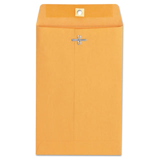 Universal® Kraft Clasp Envelope, #55, Square Flap, Clasp/Gummed Closure, 6 x 9, Brown Kraft, 100/Box (UNV35260)