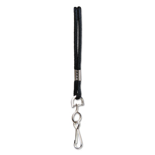 SICURIX® Rope Lanyard with Hook, 36", Nylon, Black (BAU68909)