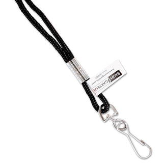 SICURIX® Rope Lanyard with Hook, 36", Nylon, Black (BAU68909)