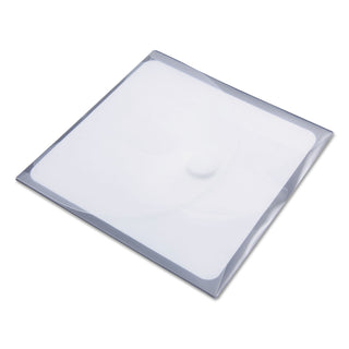 Baumgartens® CD Pocket, Clear/White, 5/Pack (BAU61801)