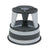 Cramer® Kik-Step Steel Step Stool, 2-Step, 350 lb Capacity, 16" dia. x 14.25h, Slate (CRA100182)