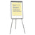 Universal® Dry Erase Board with Tripod Easel, 29 x 41, White Surface, Black Frame (UNV43032)