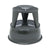 Cramer® Kik-Step Steel Step Stool, 2-Step, 350 lb Capacity, 16" dia. x 14.25h, Black (CRA100192)