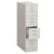 HON® 310 Series Four-Drawer Full-Suspension File, Letter, 15w x 26.5d x 52h, Light Gray (HON314PQ)
