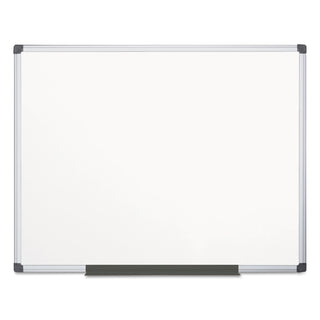 MasterVision™ Porcelain Value Dry Erase Board, 48 x 72, White, Aluminum Frame (BVCCR1201170MV)