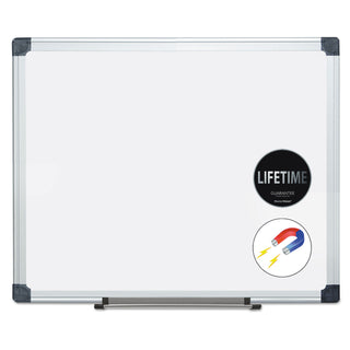 MasterVision™ Porcelain Value Dry Erase Board, 24 x 36, White, Aluminum Frame (BVCCR0601170MV)