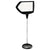 MasterVision™ Floor Stand Sign Holder, Arrow, 25x17 sign, 63" High, Black Frame (BVCSIG01010101)