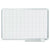 MasterVision™ Grid Planning Board, 1 x 2 Grid, 36 x 24, White/Silver (BVCMA0392830)