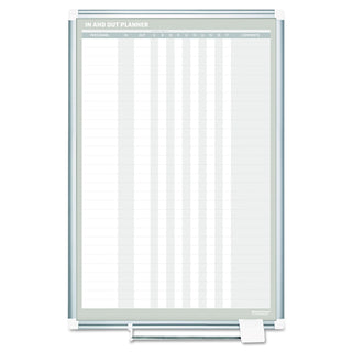 MasterVision™ In-Out Magnetic Dry Erase Board, 24x36, Silver Frame (BVCGA02109830)