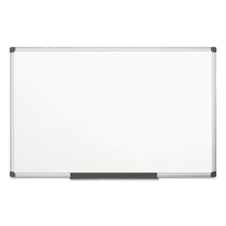 MasterVision™ Value Melamine Dry Erase Board, 48 x 96, White, Aluminum Frame (BVCMA2112170MV)