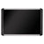 MasterVision™ Black fabric bulletin board, 36 x 48, Silver/Black (BVCMVI050301)