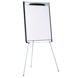 MasterVision™ Tripod Extension Bar Magnetic Dry-Erase Easel, 39" to 72" High, Black/Silver (BVCEA23066720)