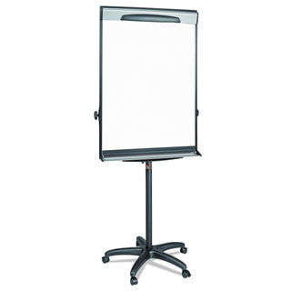 MasterVision™ Tripod Extension Bar Magnetic Dry-Erase Easel, 69" to 78" High, Black/Silver (BVCEA48062119)