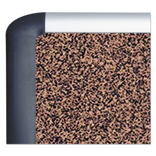 MasterVision™ Tech Cork Board, 24x36, Silver/Black Frame (BVCMVI030501)