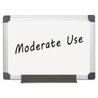 MasterVision™ Value Melamine Dry Erase Board, 24 x 36, White, Aluminum Frame (BVCMA0312170MV)