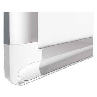 MasterVision™ Grid Planning Board w/ Accessories, 1 x 2 Grid, 48 x 36, White/Silver (BVCMA0592830A)