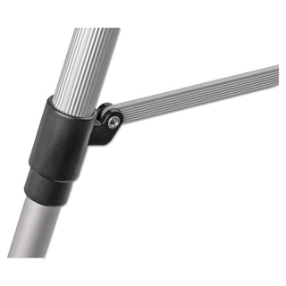 MasterVision™ Telescoping Tripod Display Easel, Adjusts 35" to 64" High, Metal, Silver (BVCFLX09102MV)