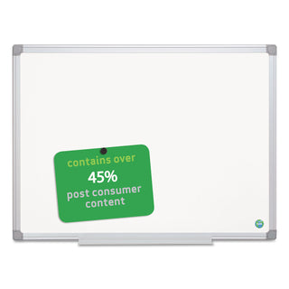 MasterVision™ Earth Gold Ultra Magnetic Dry Erase Boards, 24 x 36, White, Aluminum Frame (BVCMA0307790)