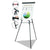 MasterVision™ Telescoping Tripod Display Easel, Adjusts 38" to 69" High, Metal, Black (BVCFLX05101MV)
