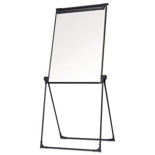 MasterVision™ Folds-to-a-Table Melamine Easel, 28 1/2 x 37 1/2, White, Steel/Laminate (BVCEA14000583MV)