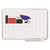 MasterVision™ Grid Planning Board w/ Accessories, 1 x 2 Grid, 36 x 24, White/Silver (BVCMA0392830A)