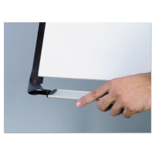 MasterVision™ Tripod Extension Bar Magnetic Dry-Erase Easel, 39" to 72" High, Black/Silver (BVCEA23066720)