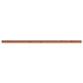 Universal® Cork Bulletin Bar, 24 x 1, Brown Surface, Silver Aluminum Frame (UNV43424)