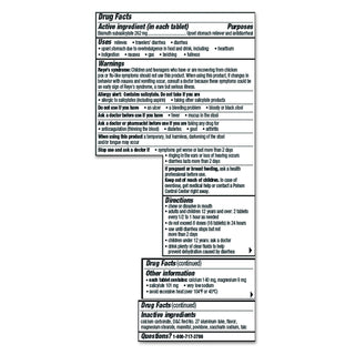 Pepto-Bismol™ Chewable Tablets, Original Flavor, 30 Per Box (PGC03977BX)