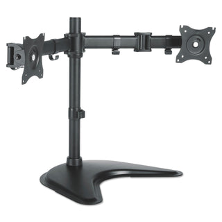 Kantek Dual Monitor Articulating Desktop Stand, 32w x 13d x 17.5h, Black (KTKMA225)
