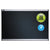 Quartet® Prestige Embossed Foam Bulletin Board, 48 x 36, Black, Aluminum Frame (QRTB344A)